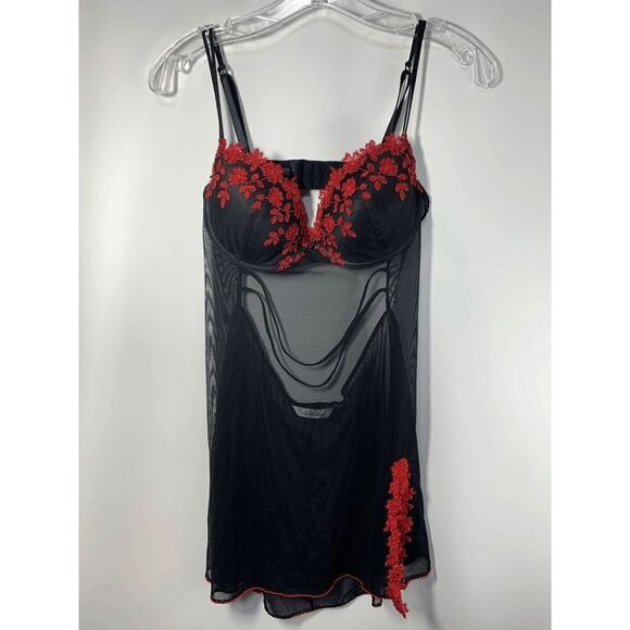 Delicates Sheer Negligee Size 32C Medium - Picture 1 of 8